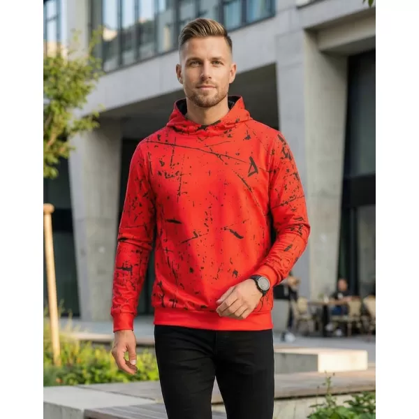  Férfi prémium funkcionális pulóver ALTISPORT VOJ/ALM034MI01 PIROS 