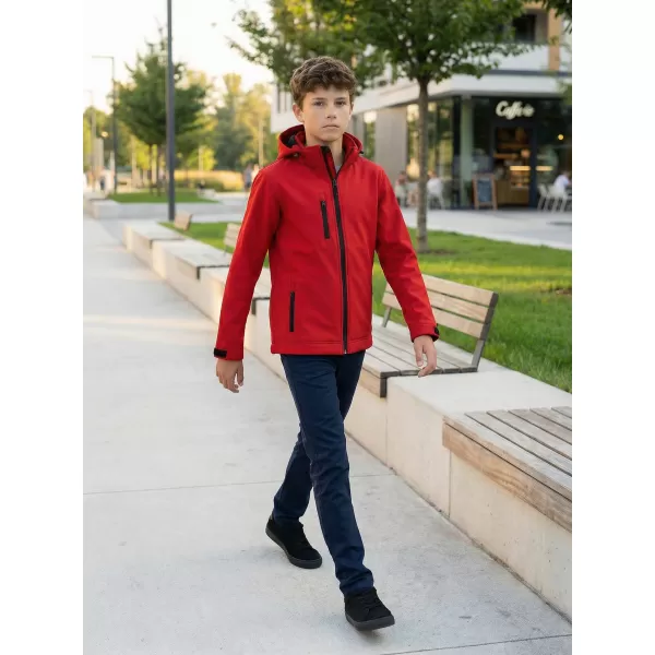  Gyermek softshell kabát ALTISPORT NP/ALK535 PIROS 