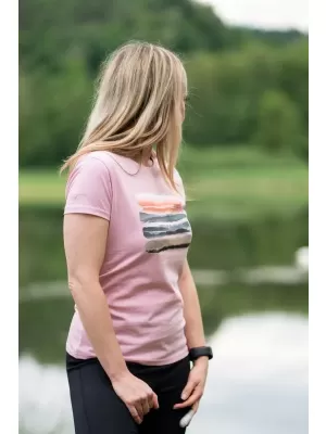 Ing HUSKY TEE VANE L VILÁGOS RÓZSASZÍNŰ