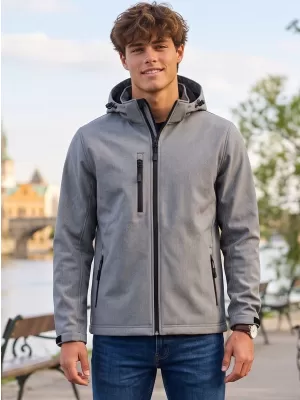 Férfi softshell kabát ALTISPORT NP/ALM225 ACÉLSZÜRKE