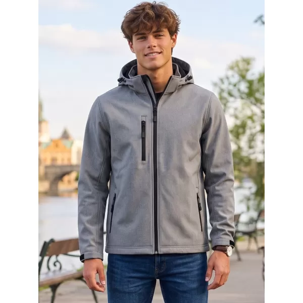  Férfi softshell kabát ALTISPORT NP/ALM225 ACÉLSZÜRKE 