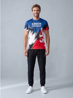 Férfi prémium funkcionális póló ALTISPORT x CZE VOJ/ALM036TR01 CSÍKOK