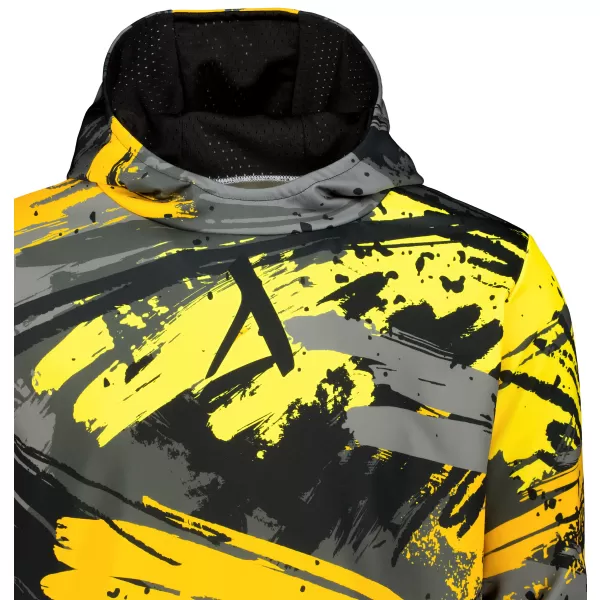 Prémium férfi pulóver ALTISPORT VOJ/ALM014MI01 FEKETE ÉS SÁRGA 