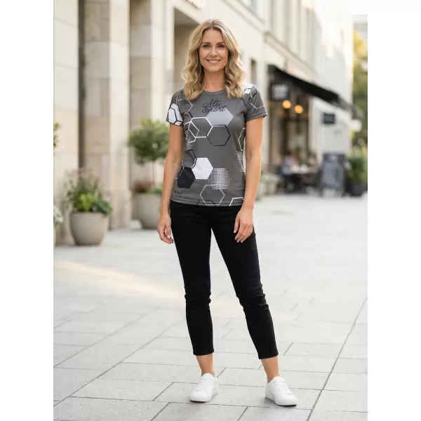  Prémium funkcionális női póló ALTISPORT VOJ/ALW037TR01 SZÜRKE 
