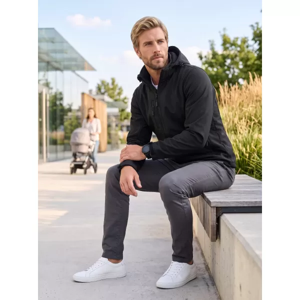  Férfi softshell kabát ALTISPORT NP/ALM225 FEKETE 