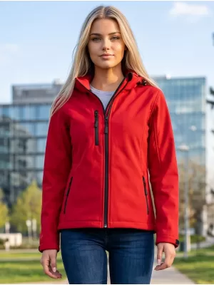 Női softshell kabát ALTISPORT NP/ALW125 PIROS