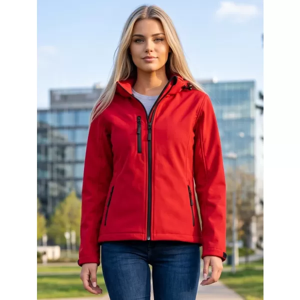  Női softshell kabát ALTISPORT NP/ALW125 PIROS 