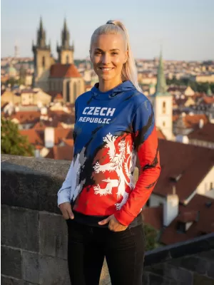 Prémium funkcionális női pulóver ALTISPORT VOJ/ALW036MI01 CSÍKOK