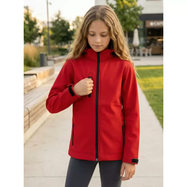  Gyermek softshell kabát ALTISPORT NP/ALK535 PIROS 