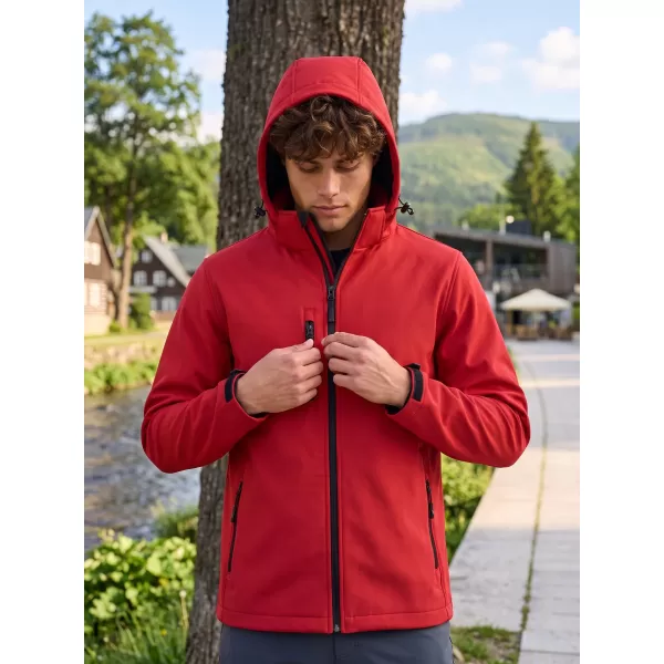  Férfi softshell kabát ALTISPORT NP/ALM225 PIROS 