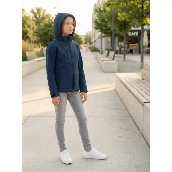  Gyermek softshell kabát ALTISPORT NP/ALK535 SÖTÉTKÉK 