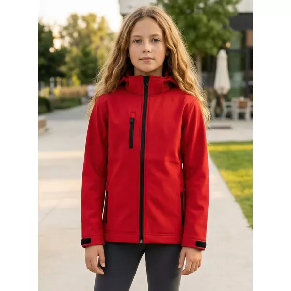  Gyermek softshell kabát ALTISPORT NP/ALK535 PIROS 