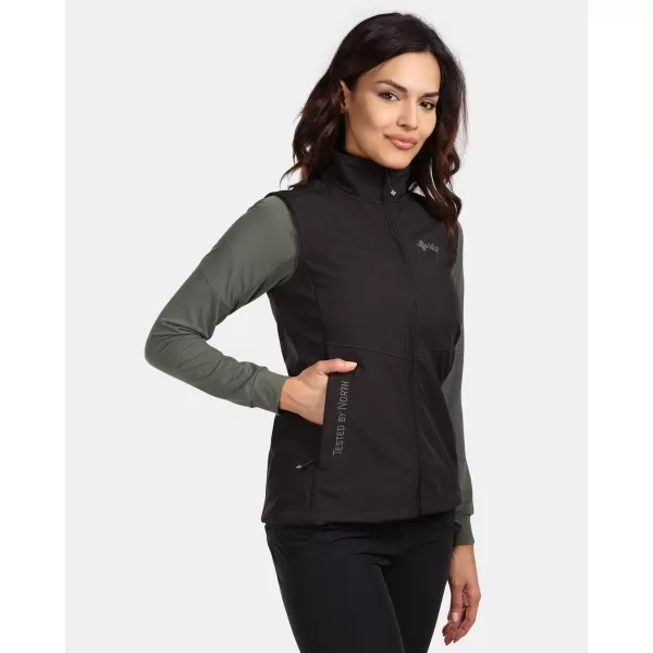  Női softshell mellény KILPI SOIL-W VL0113KI FEKETE 