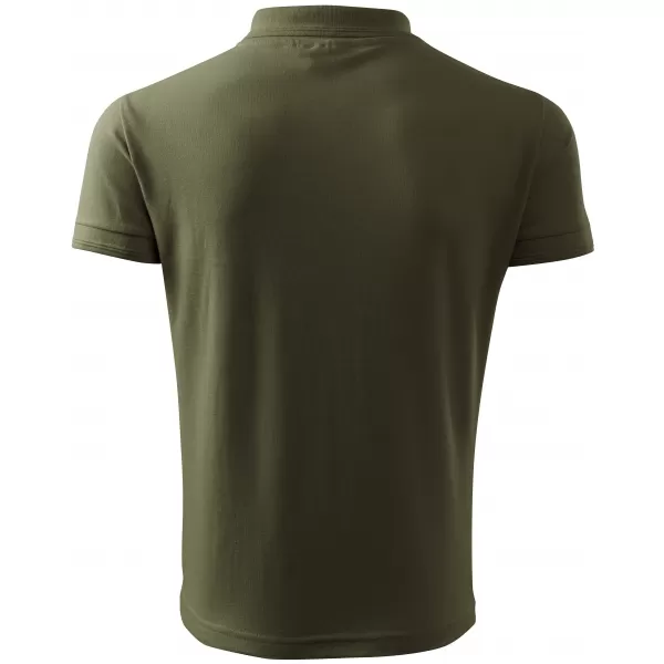  Férfi póló gallérral ALTISPORT NP/ALM302 KATONAI 