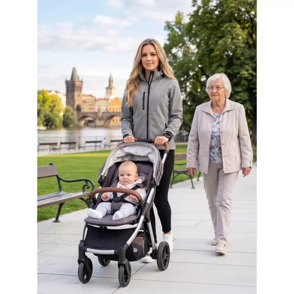  Női softshell kabát ALTISPORT NP/ALW125 ACÉLSZÜRKE 