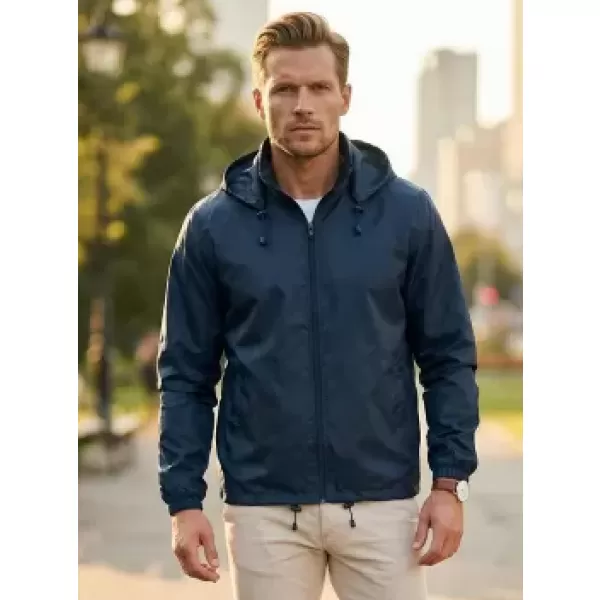  Uniszex széldzseki ALTISPORT NP/ALU425 SÖTÉTKÉK 