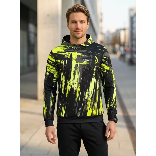  Prémium férfi pulóver ALTISPORT VOJ/ALM010MI01 FEKETE ÉS SÁRGA 