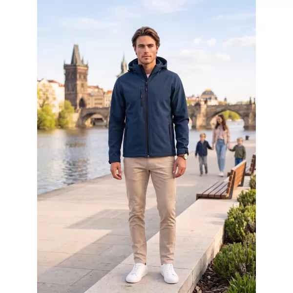  Férfi softshell kabát ALTISPORT NP/ALM225 SÖTÉTKÉK 