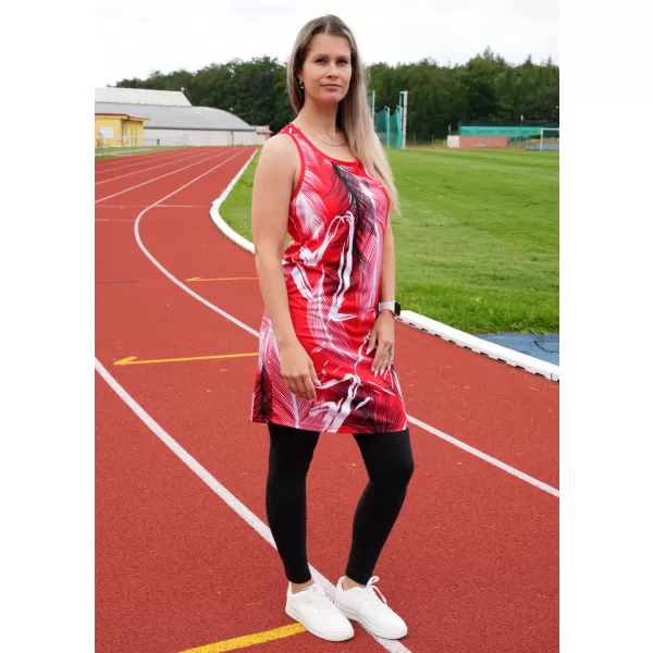  Prémium funkcionális női mellényruha ALTISPORT VOJ/ALW001SAT01 PIROS 