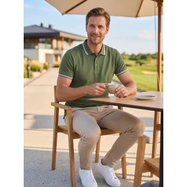  Férfi póló ALTISPORT NP/ALM921 KHAKI 