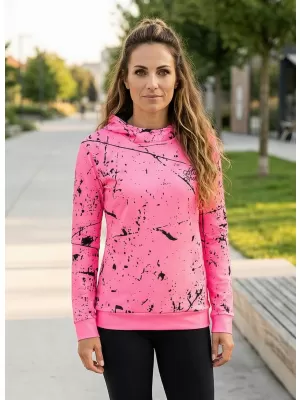 Prémium funkcionális női pulóver ALTISPORT VOJ/ALW034MI01 NEON RÓZSASZÍN