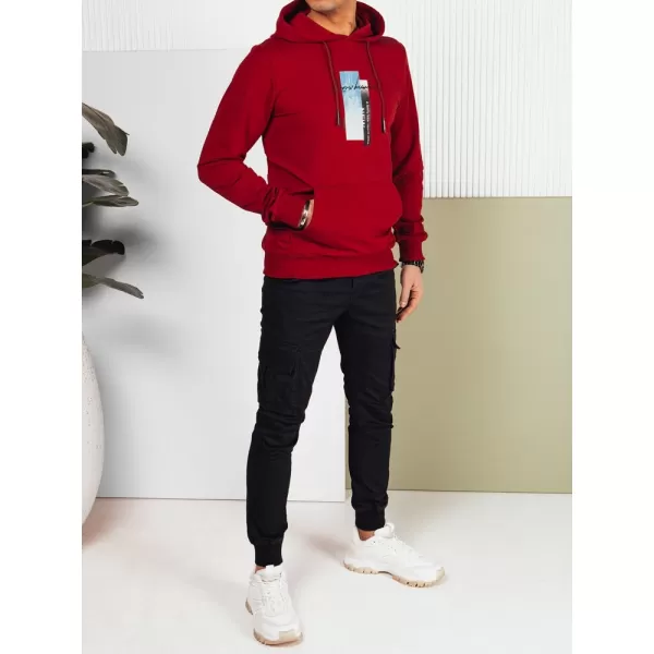  Férfi pulóver DSTREET BX5728 BORDE 
