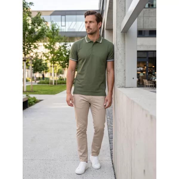  Férfi póló ALTISPORT NP/ALM921 KHAKI 