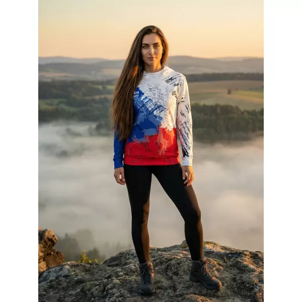  Női prémium pulóver ALTISPORT x CZE VOJ/ALW032MI01 OROSZLÁN 