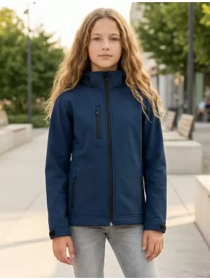 Gyermek softshell kabát ALTISPORT NP/ALK535 SÖTÉTKÉK