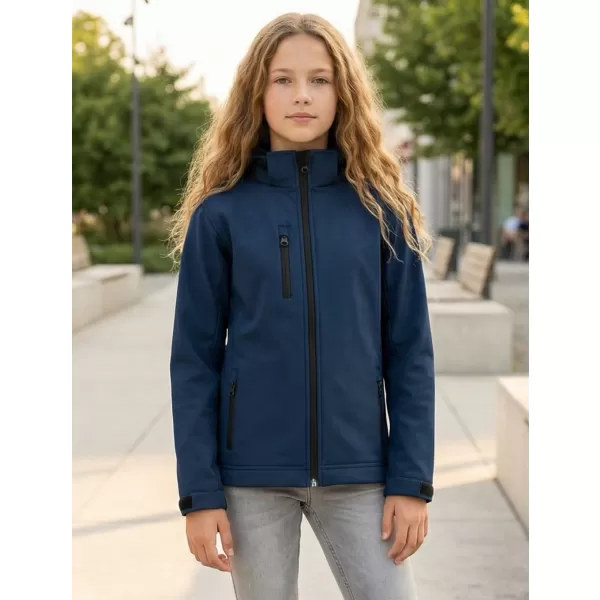  Gyermek softshell kabát ALTISPORT NP/ALK535 SÖTÉTKÉK 