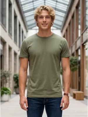 Férfi póló ALTISPORT NP/ALM921 VILÁGOS KHAKI