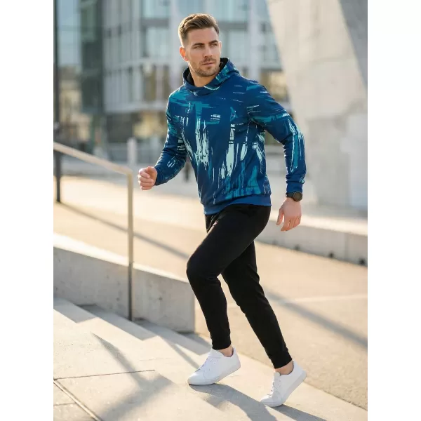  Prémium férfi pulóver ALTISPORT VOJ/ALM010MI01 SMARAGD/KÉK 