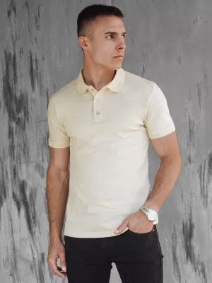 Mens t -phirt gallérral DSTREET PX0606 BOROSTYÁN