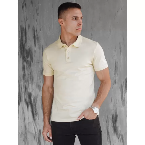  Mens t -phirt gallérral DSTREET PX0606 BOROSTYÁN 