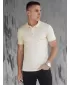Mens t -phirt gallérral DSTREET PX0606 BOROSTYÁN