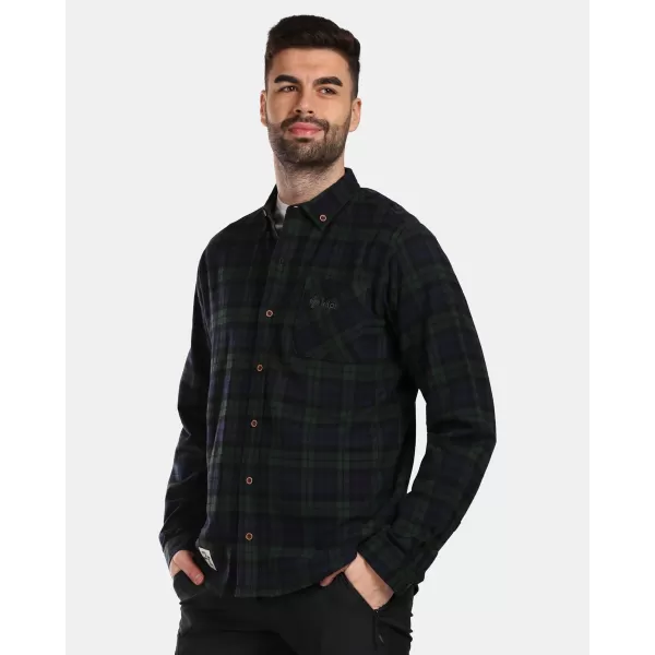 Férfi ing KILPI FLANNY-M VM0380KI SÖTÉTZÖLD 