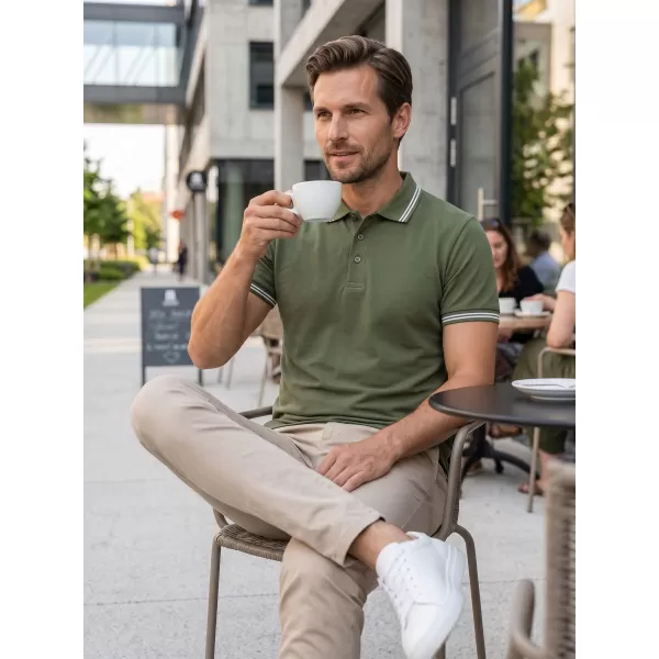  Férfi póló ALTISPORT NP/ALM921 KHAKI 