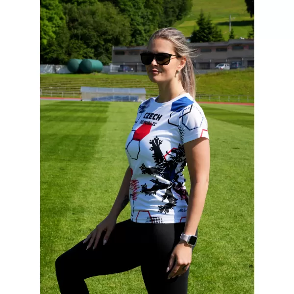  Prémium funkcionális női póló ALTISPORT x CZE VOJ/ALW036TR01 HEXA FEHÉR 