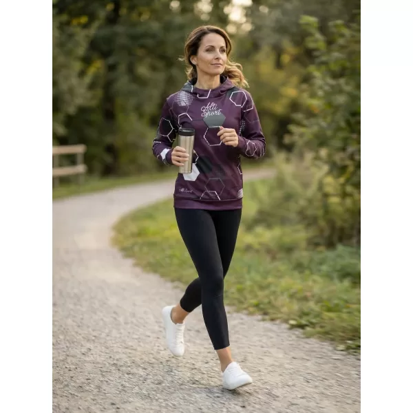  Prémium funkcionális női pulóver ALTISPORT VOJ/ALW037MI01 LILA 