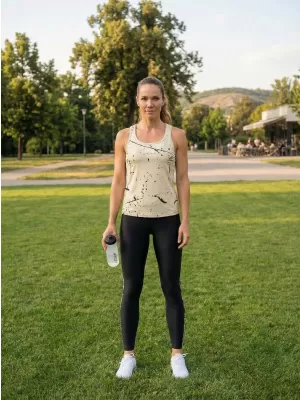 Prémium funkcionális női felső ALTISPORT VOJ/ALW034TIL01 BARNA