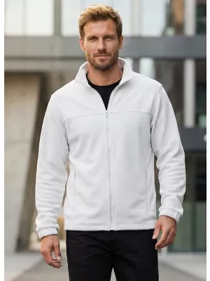 Férfi polár pulóver ALTISPORT NP/ALM105 FEHÉR