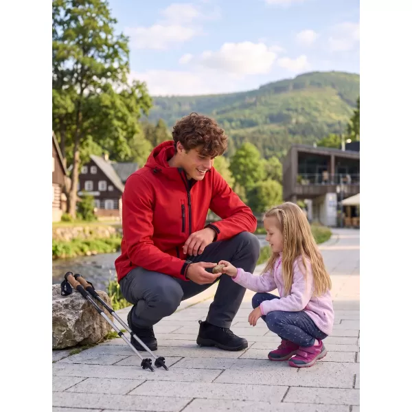  Férfi softshell kabát ALTISPORT NP/ALM225 PIROS 