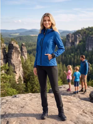 Női softshell kabát ALTISPORT NP/ALW125 KIRÁLYKÉK