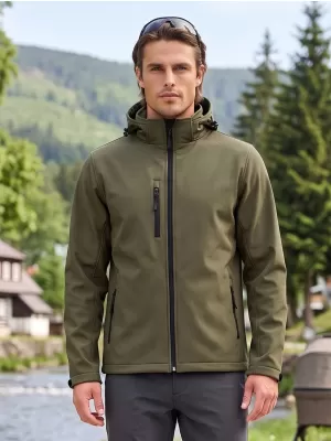 Férfi softshell kabát ALTISPORT NP/ALM225 KATONAI