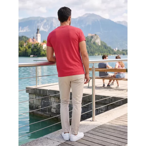  Férfi póló ALTISPORT NoPrint NP/ALM361 PIROS KIEMELÉS 