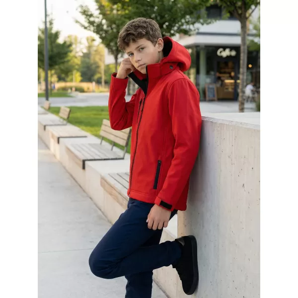  Gyermek softshell kabát ALTISPORT NP/ALK535 PIROS 