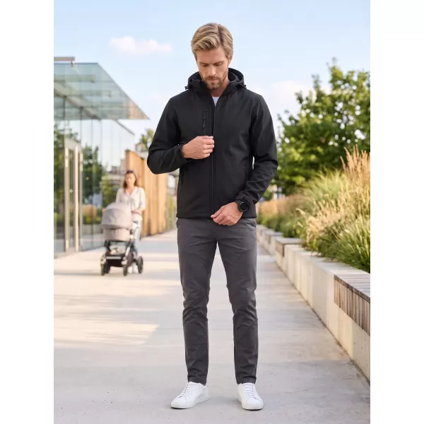  Férfi softshell kabát ALTISPORT NP/ALM225 FEKETE 