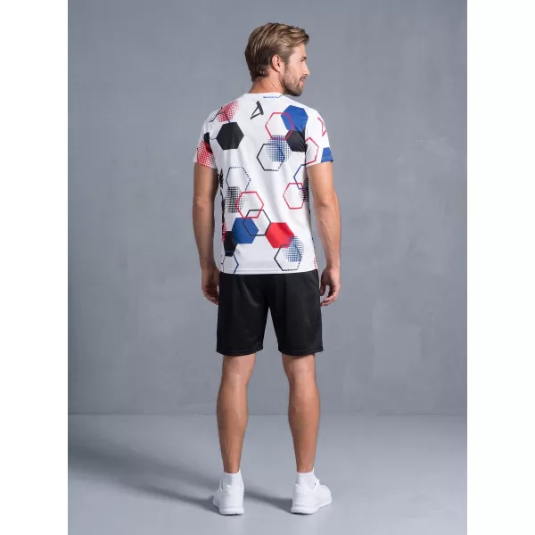  Férfi prémium funkcionális póló ALTISPORT x CZE VOJ/ALM036TR01 HEXA FEHÉR 