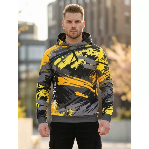  Prémium férfi pulóver ALTISPORT VOJ/ALM014MI01 FEKETE ÉS SÁRGA 