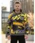 Prémium férfi pulóver ALTISPORT VOJ/ALM014MI01 FEKETE ÉS SÁRGA